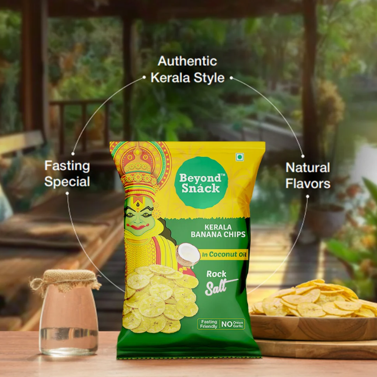 Gokul Superstore - Kerala Banana Chips - Salted Coconut 100g