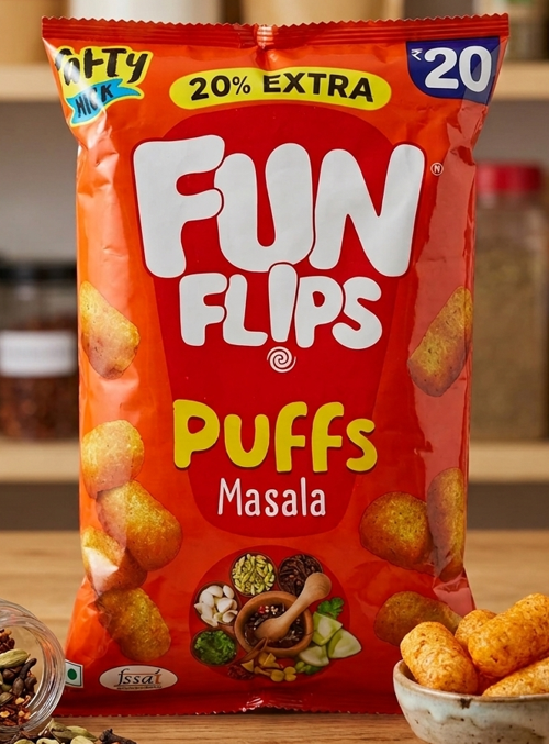 Gokul Superstore - Fun Flips Puffs - Masala 70g