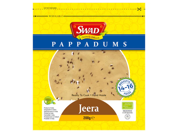 Gokul Superstore - Swad Black Pepper Papad 200g