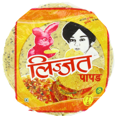 Gokul Superstore - Lijjat Black Pepper Papad 200g